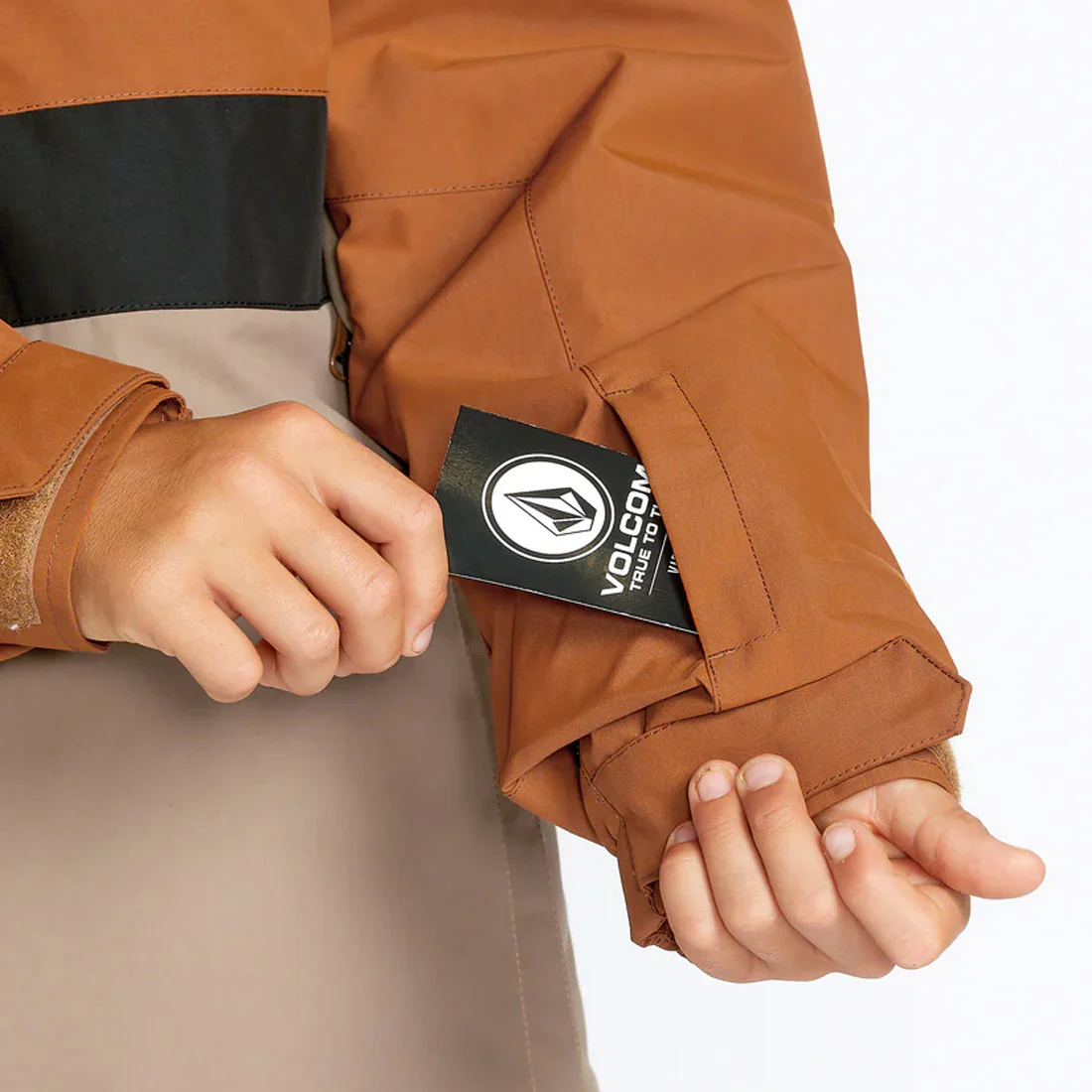 VOLCOM Kids Sluff Insulated Pullover 2025 - Caramel - Image 7