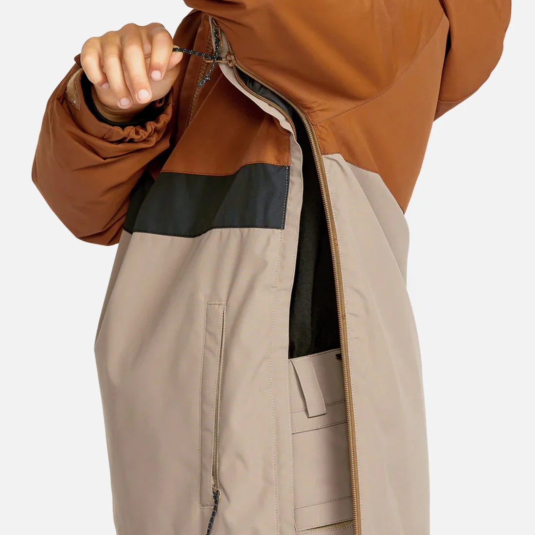 VOLCOM Kids Sluff Insulated Pullover 2025 - Caramel - Image 8