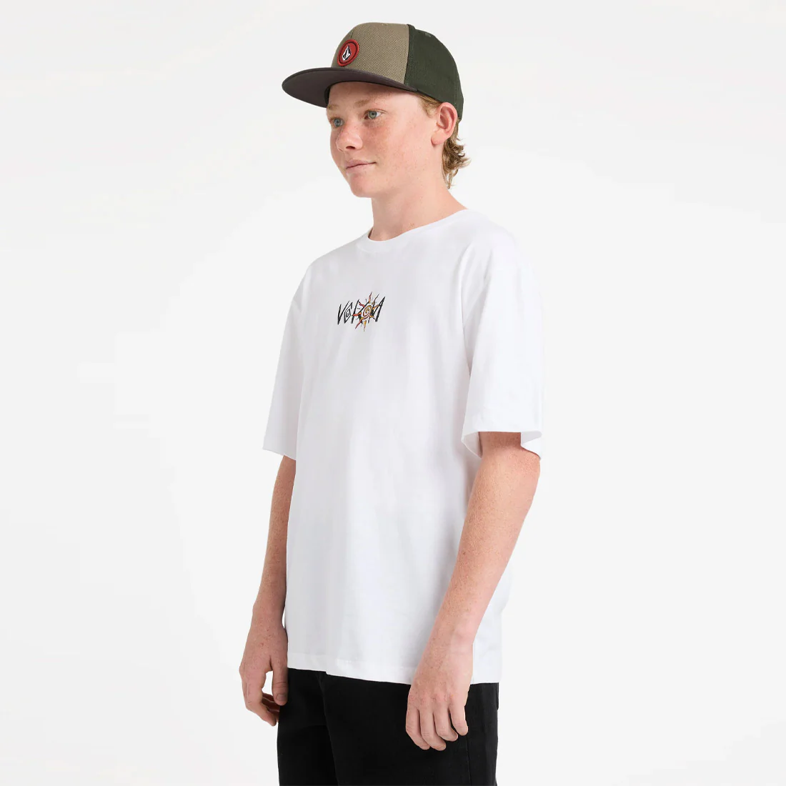 VOLCOM Kids Sunfish Basic Tee - White - Image 3