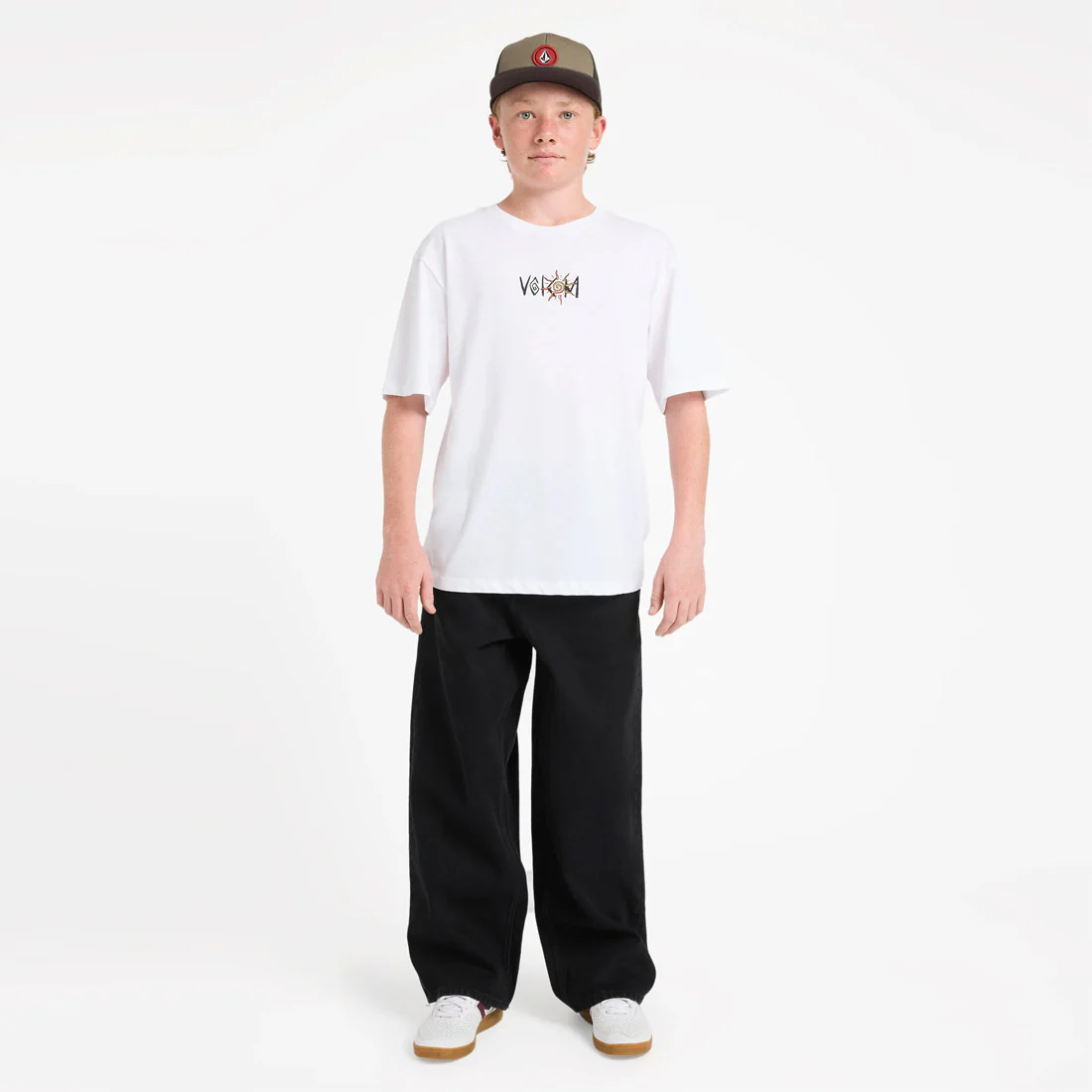 VOLCOM Kids Sunfish Basic Tee - White - Image 5