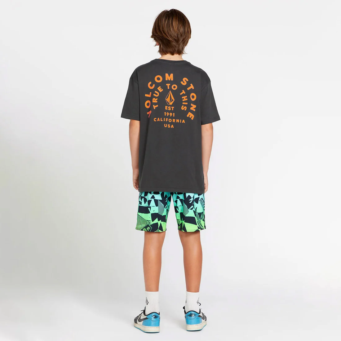 VOLCOM Kids Tennon Tee - Stealth - Image 3