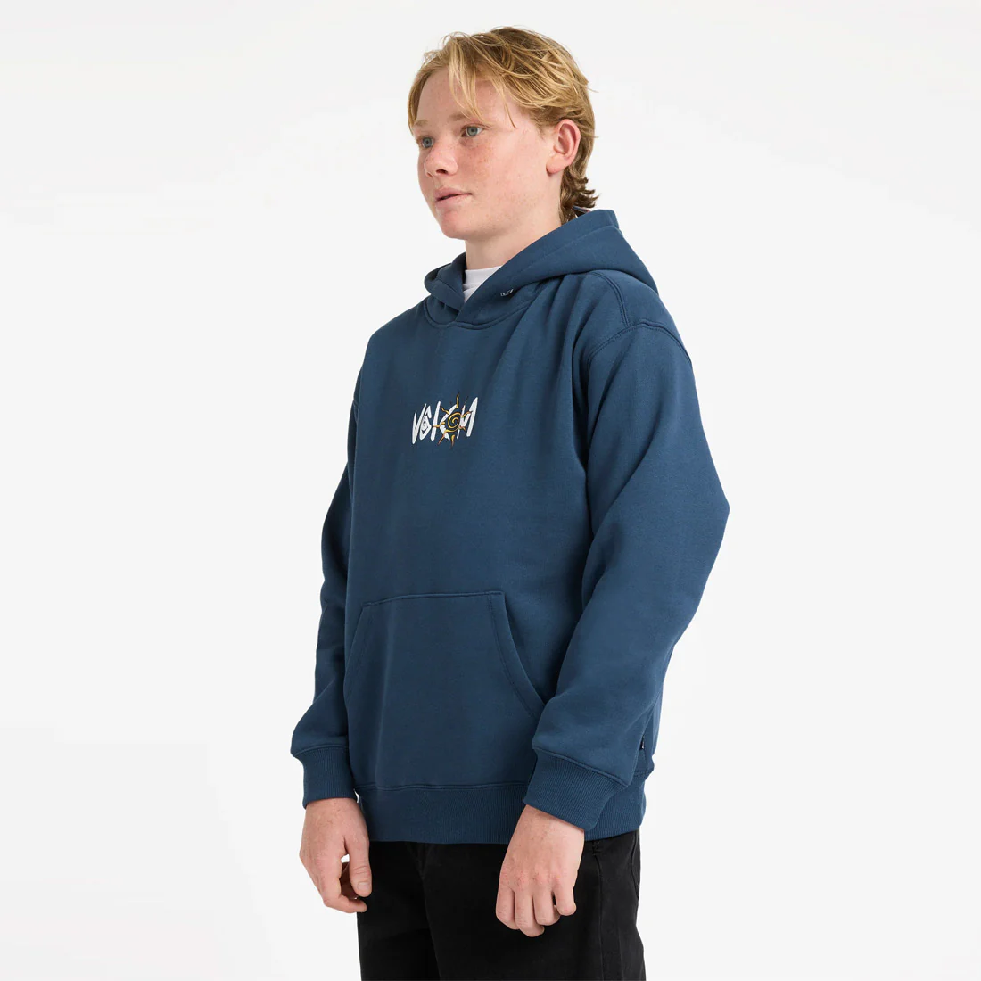 VOLCOM Kids Watanite Pullover - Dust Bowl Indigo - Image 3
