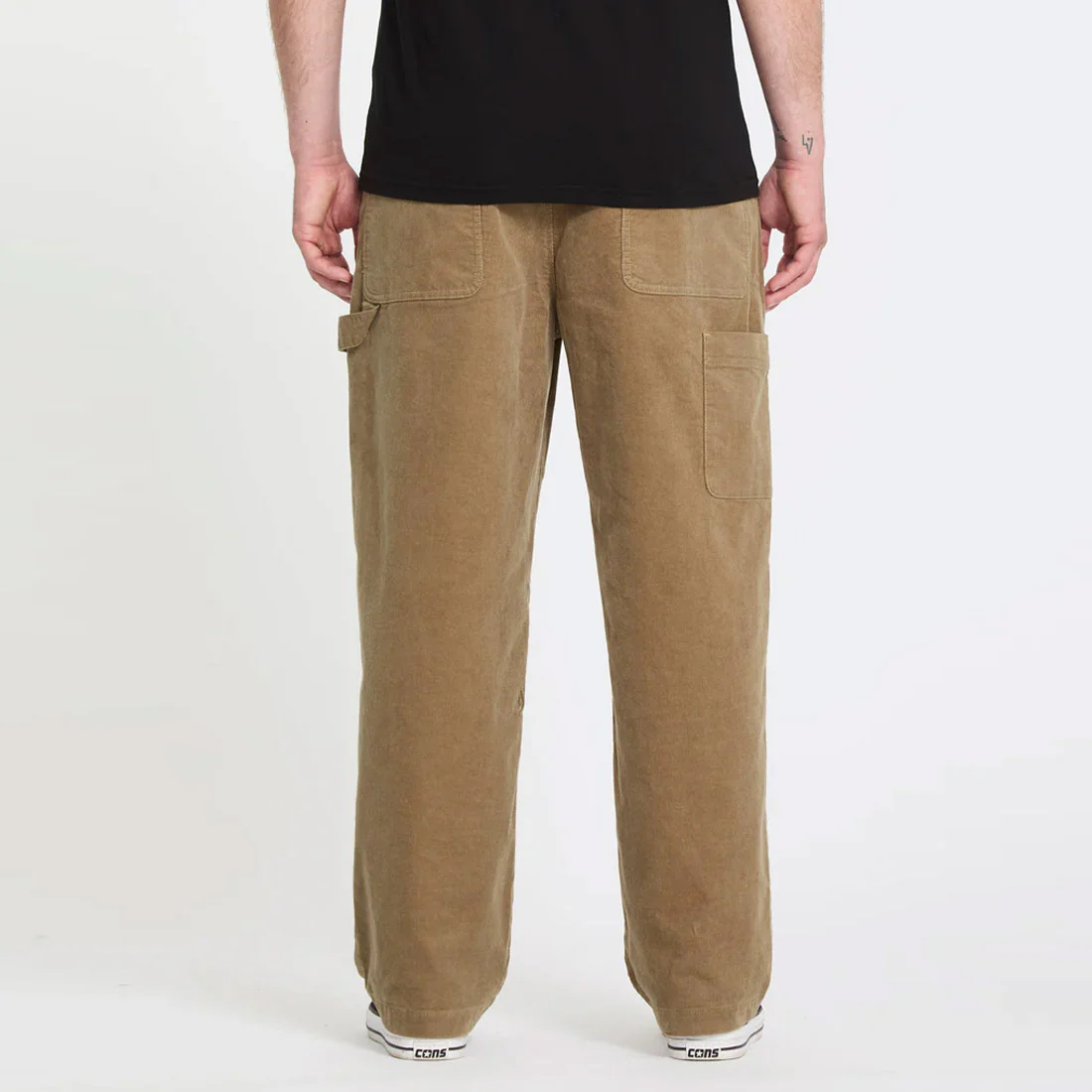 VOLCOM Kraftsman Cord Pant - Dark Khaki - Image 2