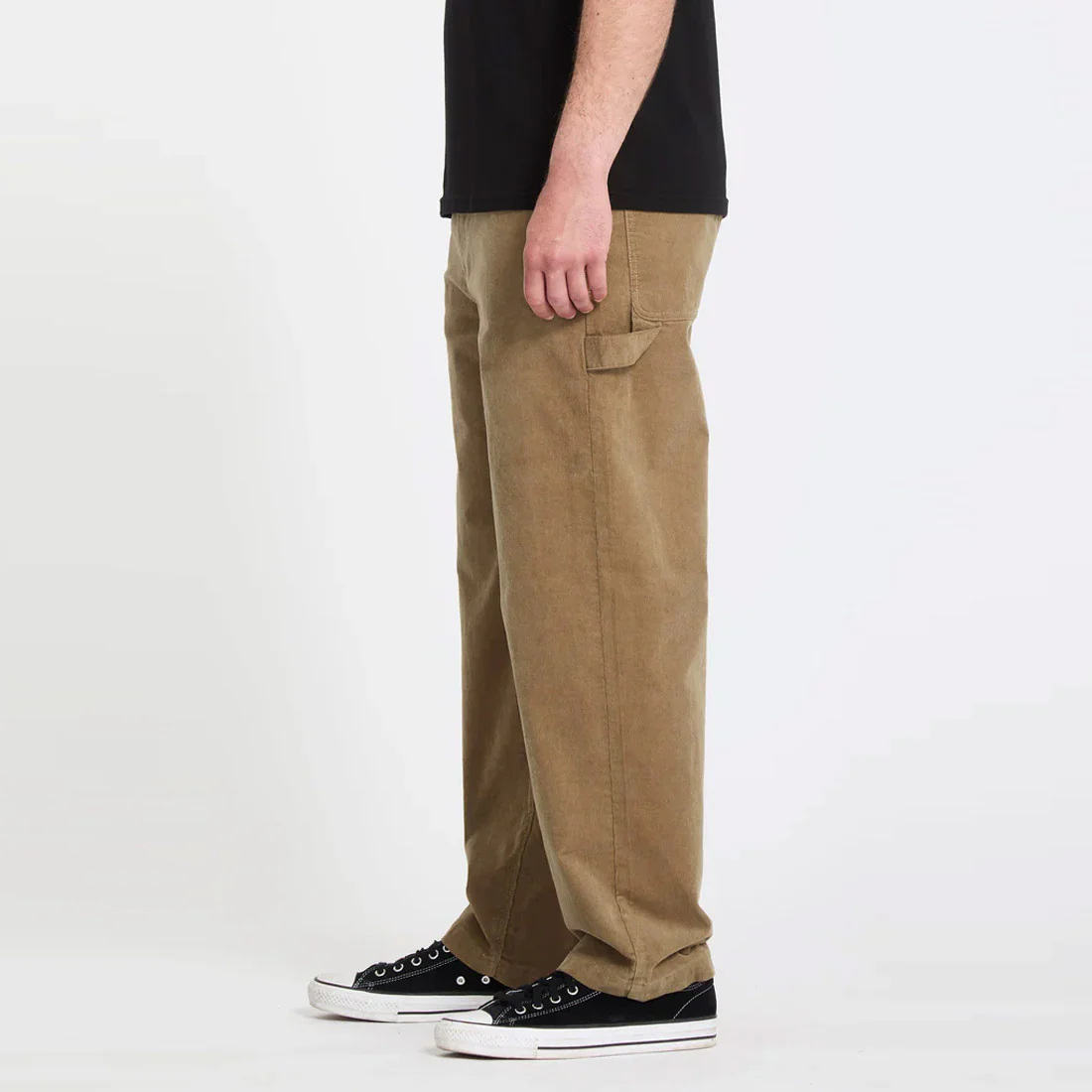 VOLCOM Kraftsman Cord Pant - Dark Khaki - Image 3