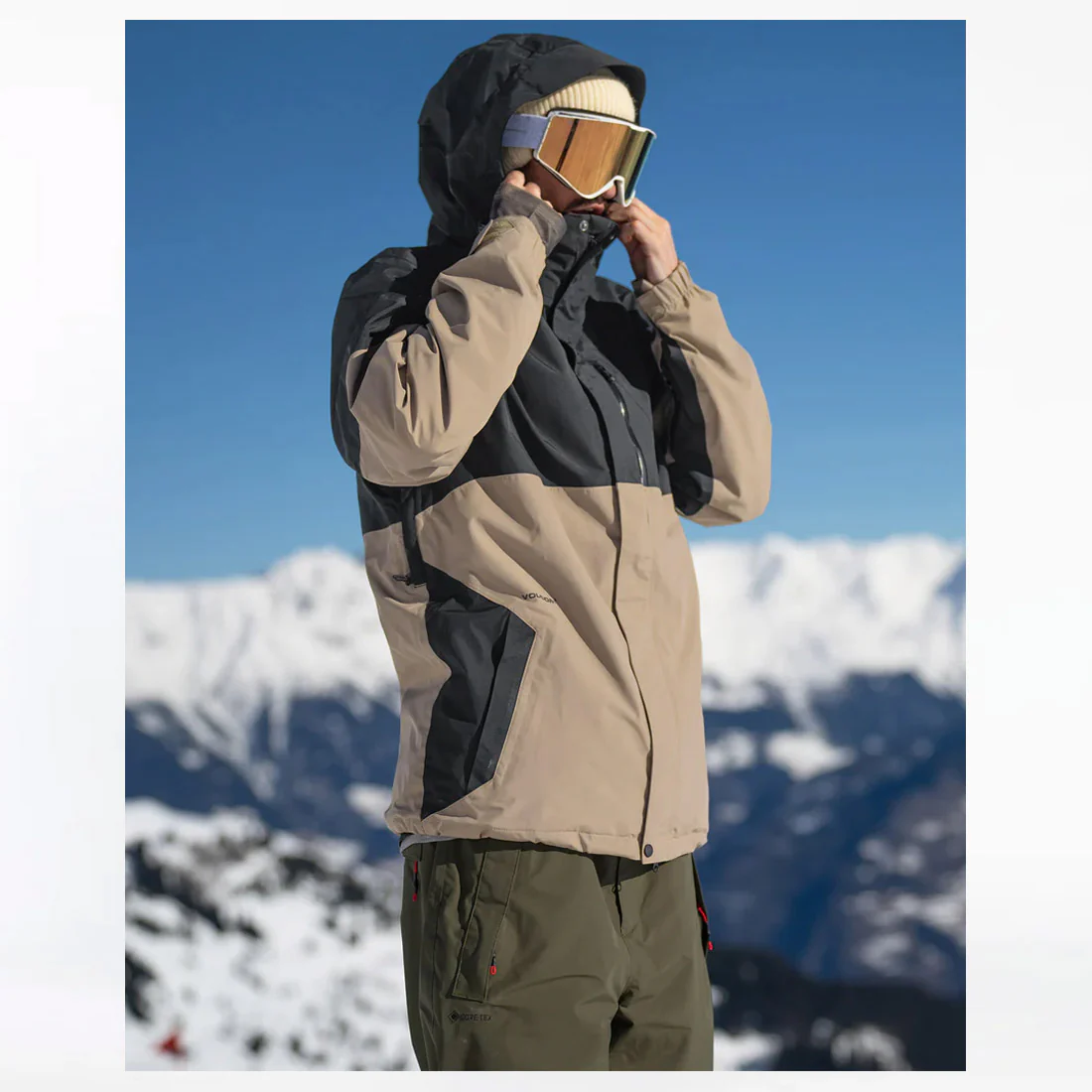 VOLCOM L Gore-Tex Jacket 2025 - Chestnut Brown - Image 4