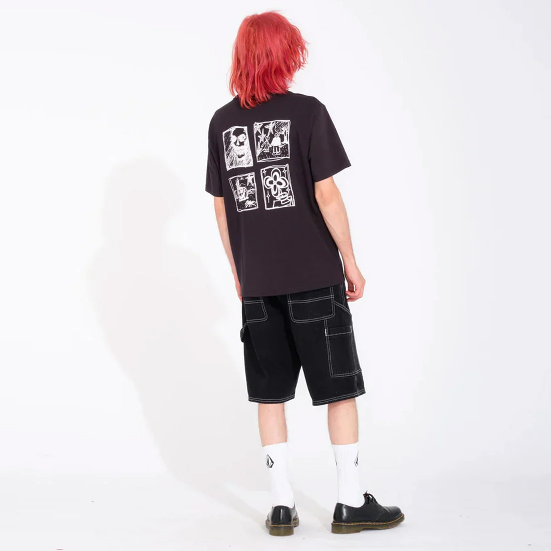 VOLCOM Labored Denim Utility Short - Black - Image 3