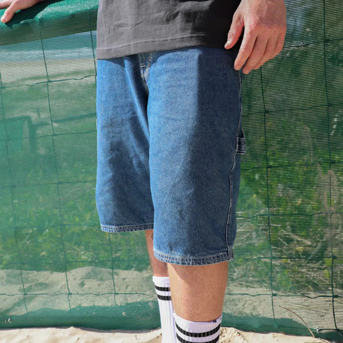 VOLCOM Labored Denim Utility Short - Indigo Ridge Wash - Image 4