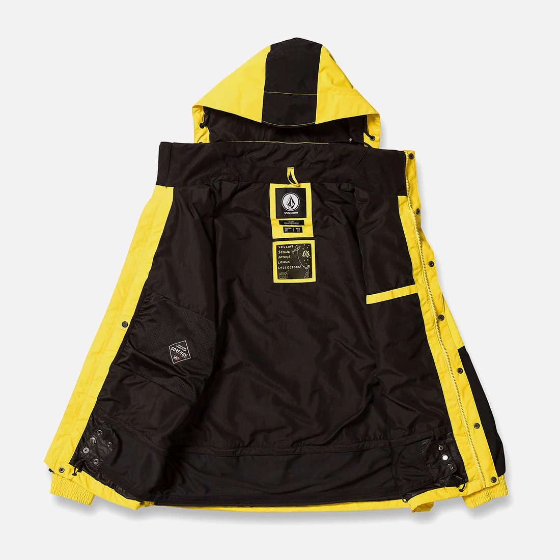 VOLCOM Longo Gore-Tex Jacket 2024 - Bright Yellow - Image 10