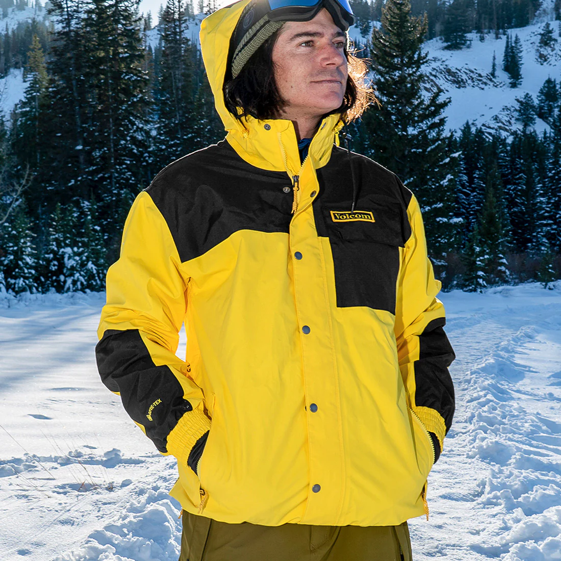VOLCOM Longo Gore-Tex Jacket 2024 - Bright Yellow - Image 11