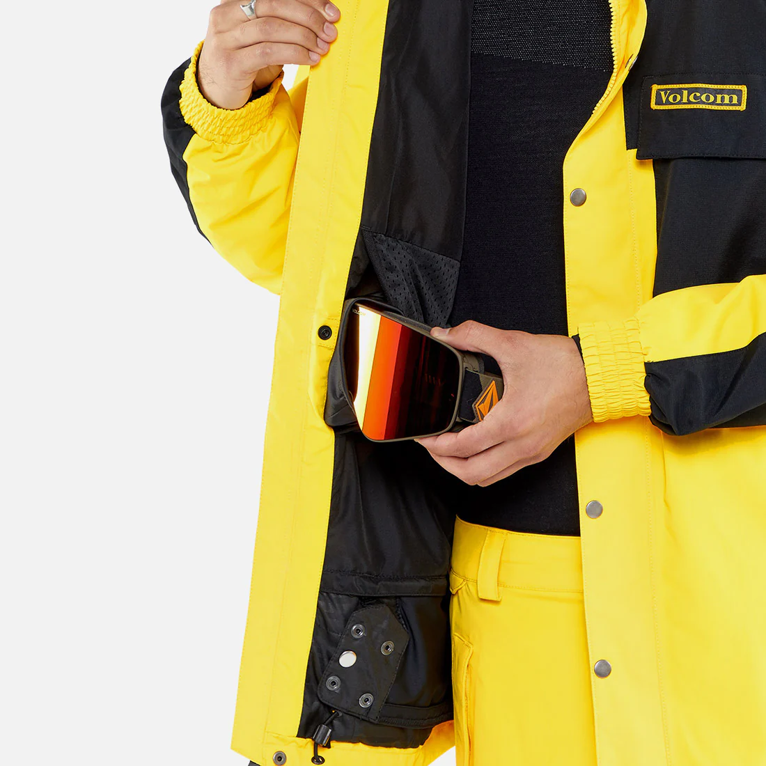 VOLCOM Longo Gore-Tex Jacket 2024 - Bright Yellow - Image 6