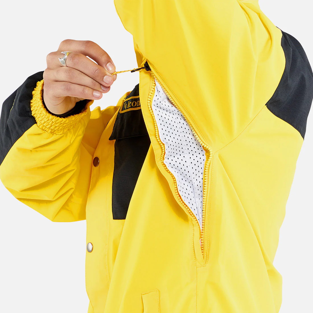VOLCOM Longo Gore-Tex Jacket 2024 - Bright Yellow - Image 7