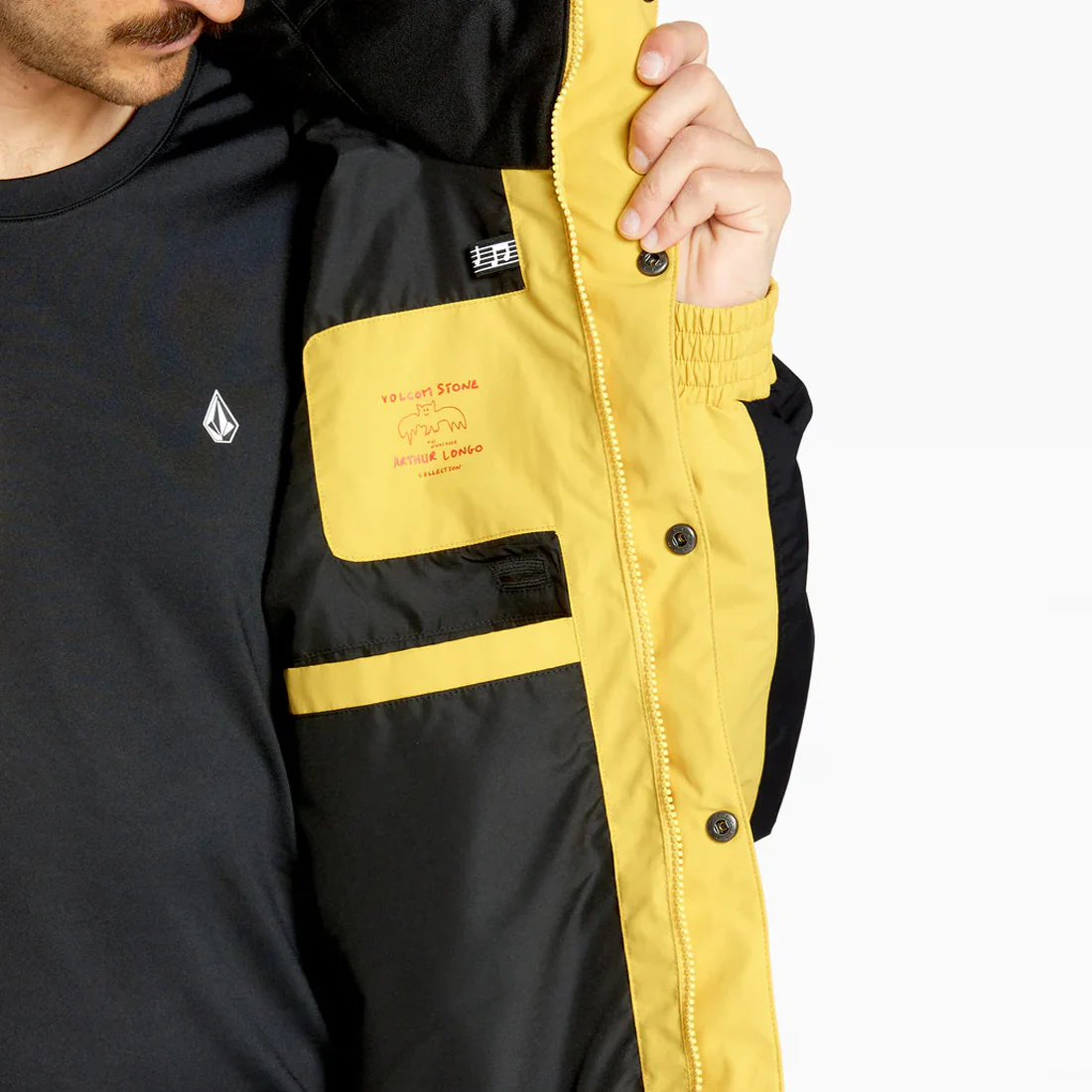VOLCOM Longo Gore-Tex Jacket 2025 - Dark Yellow - Image 6