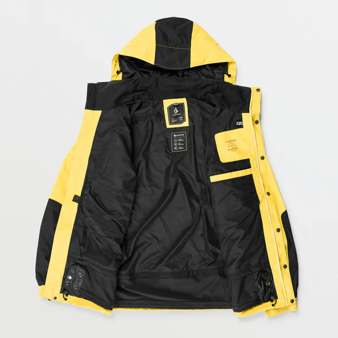 VOLCOM Longo Gore-Tex Jacket 2025 - Dark Yellow - Image 9
