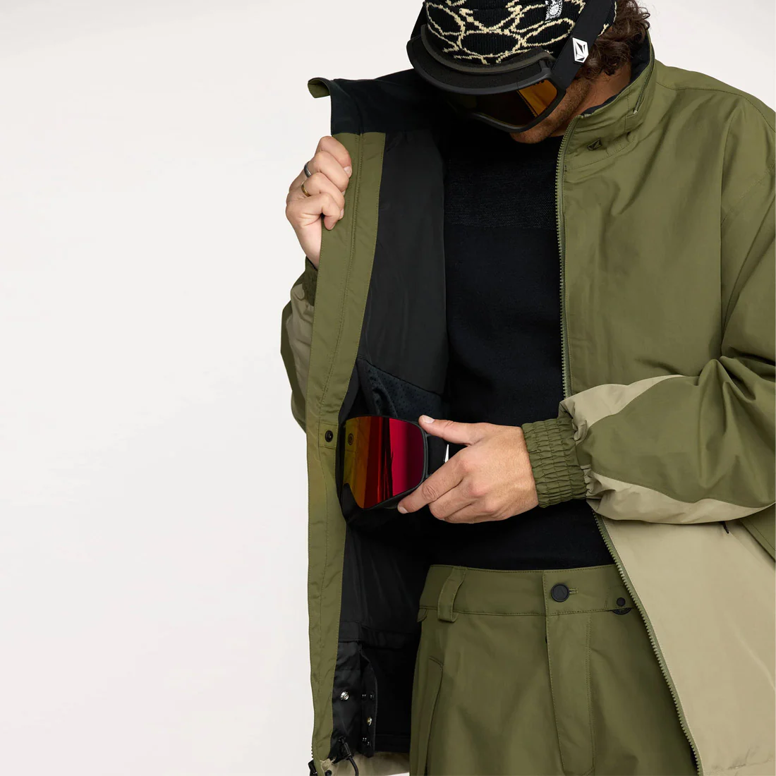 VOLCOM Longo Gore-Tex Jacket 2026 - Dark Olive - Image 10