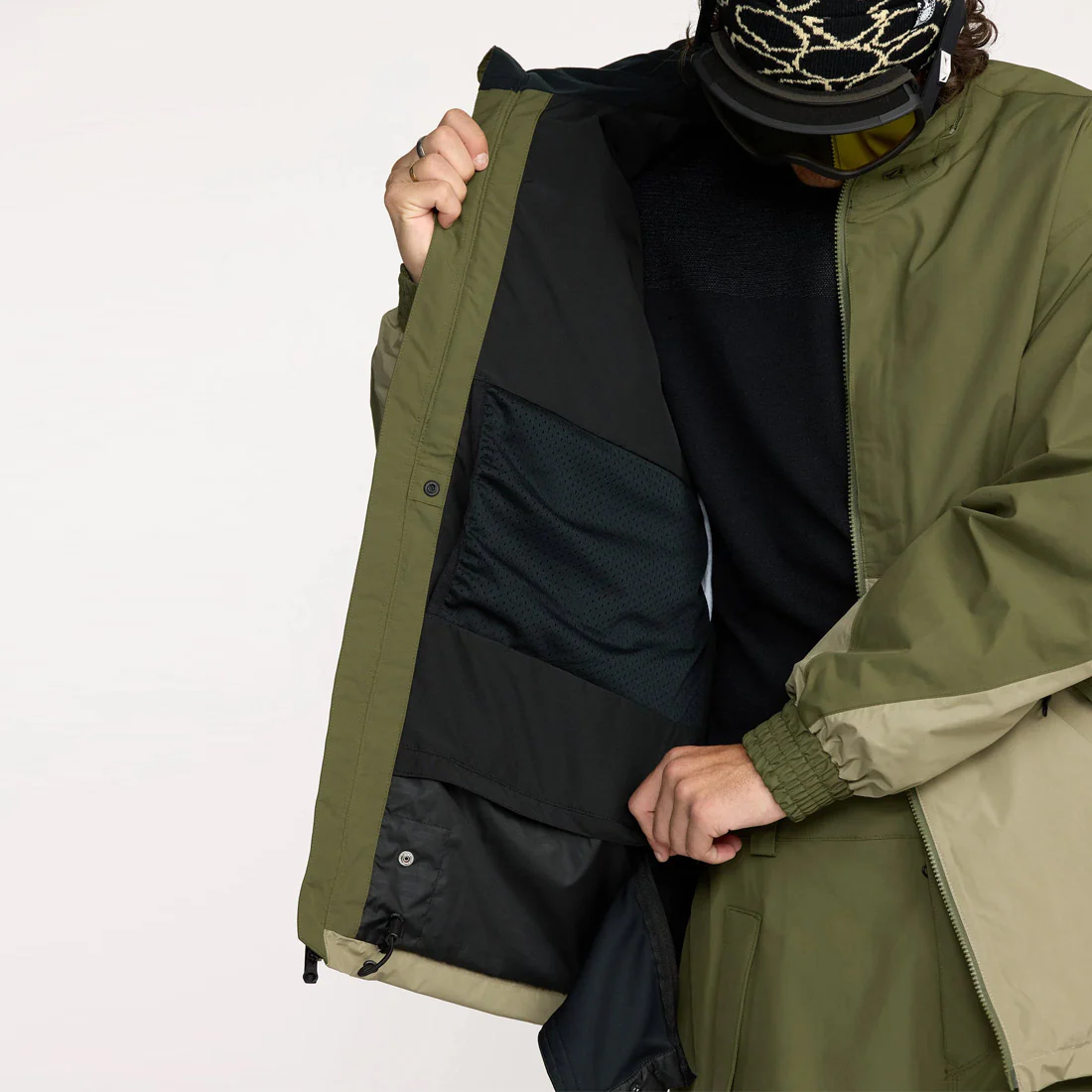 VOLCOM Longo Gore-Tex Jacket 2026 - Dark Olive - Image 11
