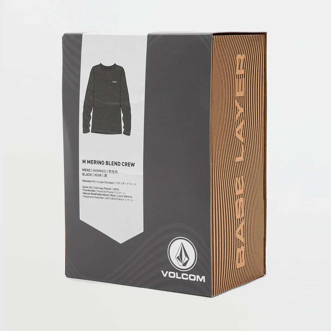 VOLCOM Merino Blend Base Layer Crew - Black - Image 6