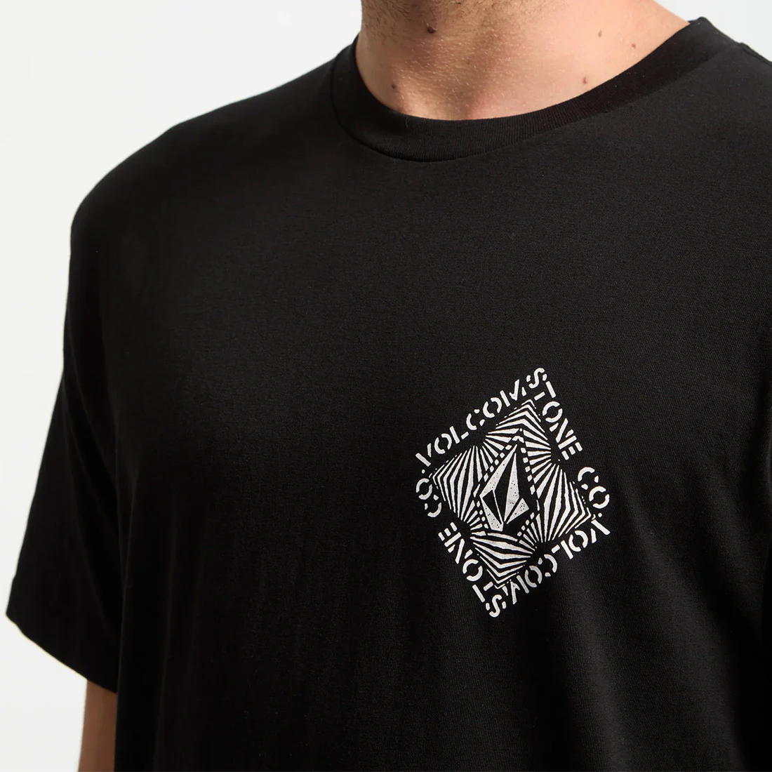 VOLCOM Obtical Basic Tee - Black - Image 3