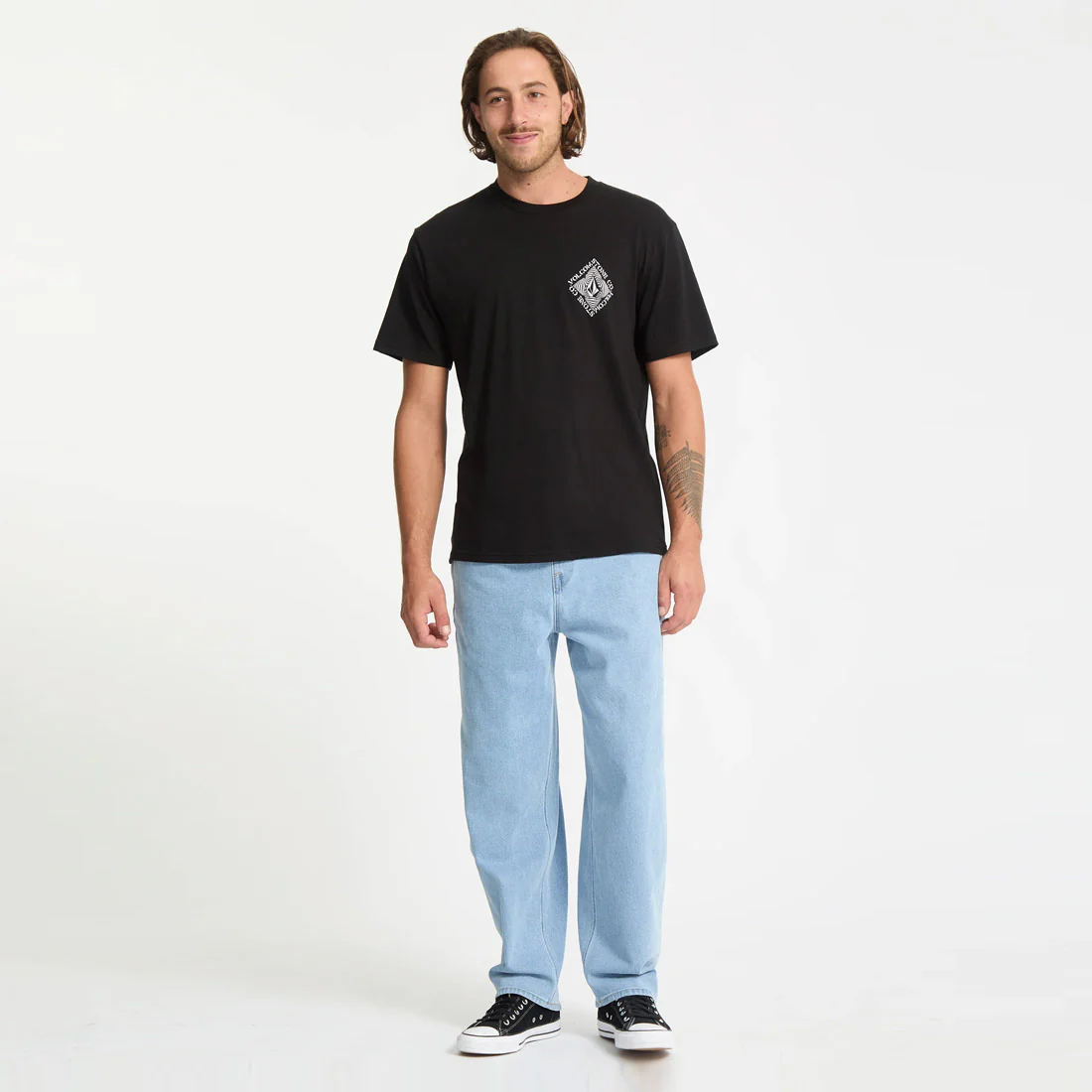 VOLCOM Obtical Basic Tee - Black - Image 4