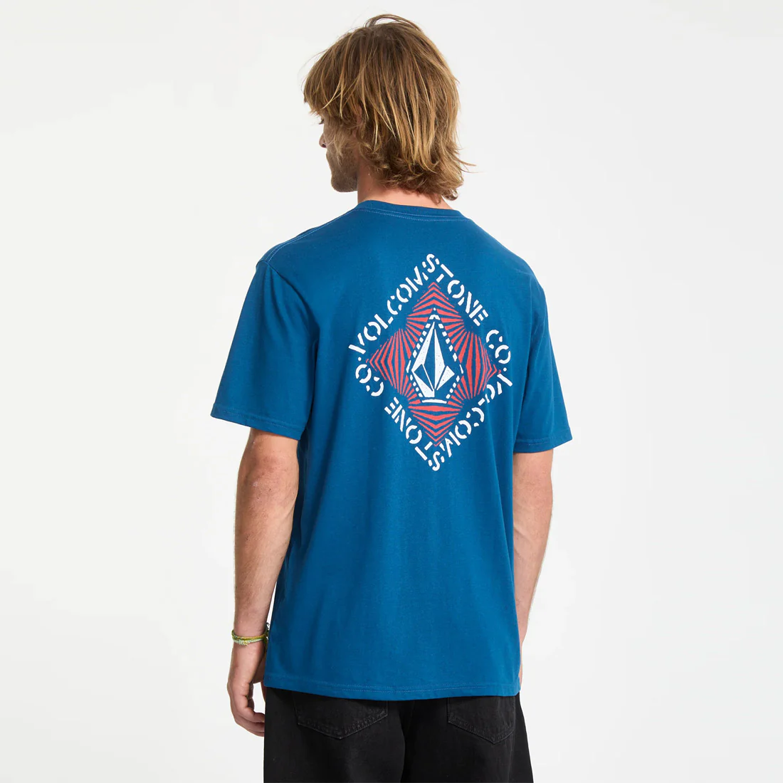 VOLCOM Obtical Basic Tee - Cosmic Blue - Image 2