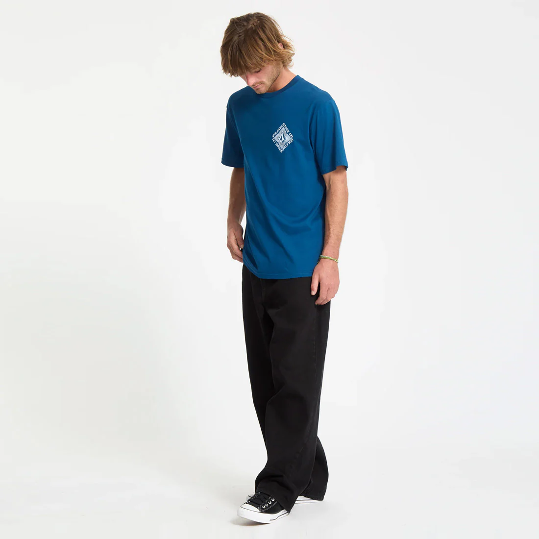 VOLCOM Obtical Basic Tee - Cosmic Blue - Image 3