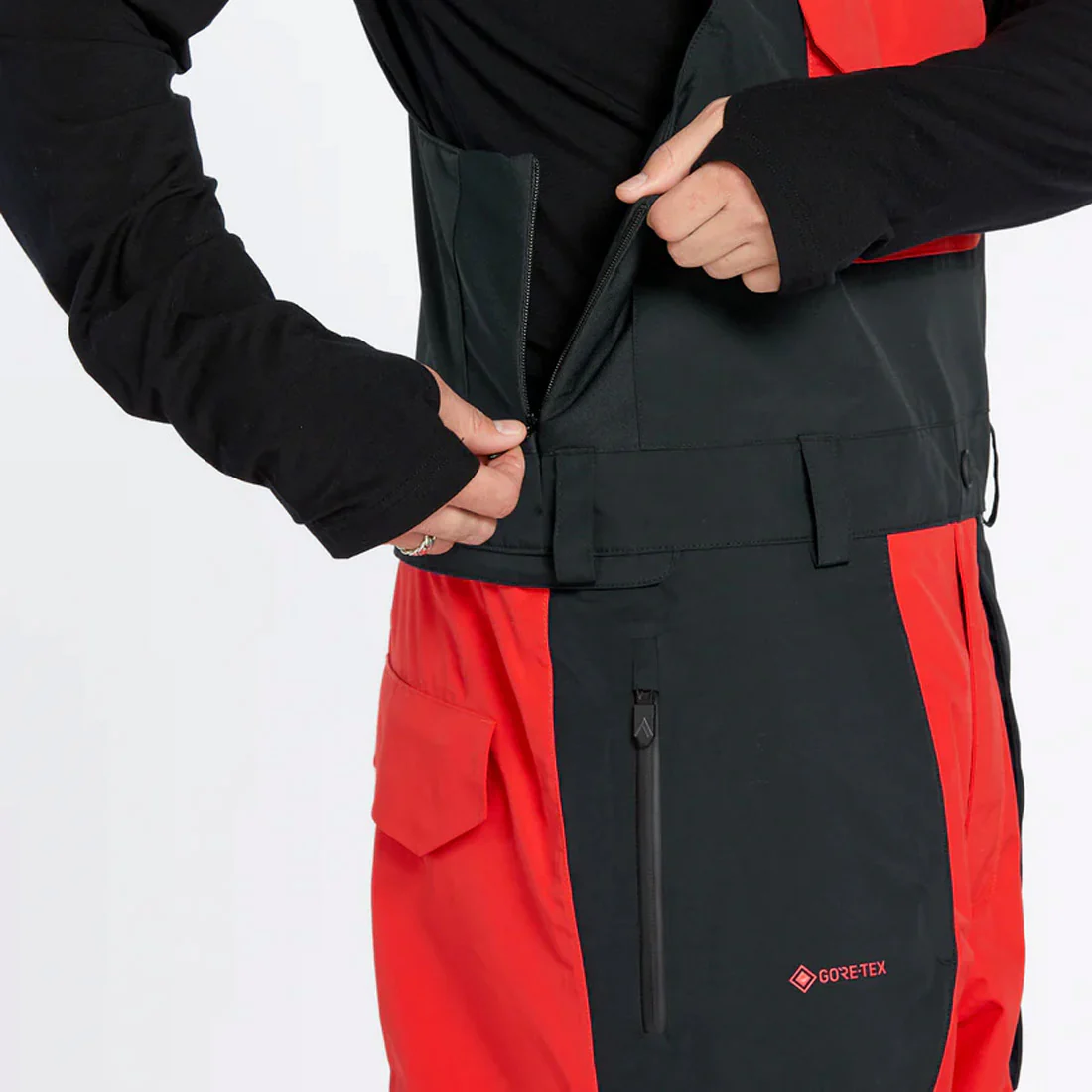 VOLCOM Rain Gore-Tex Bib Overall 2025 - Crimson - Image 6