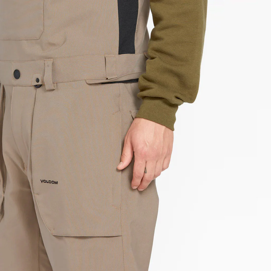 VOLCOM Roan Bib Overall 2025 - Chestnut Brown - Image 8