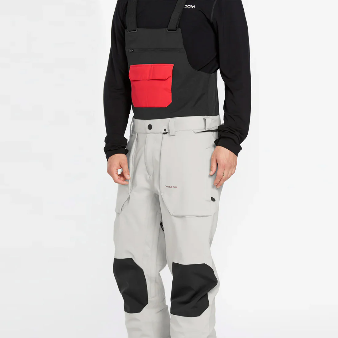 VOLCOM Roan Bib Overall 2025 - Stone - Image 7