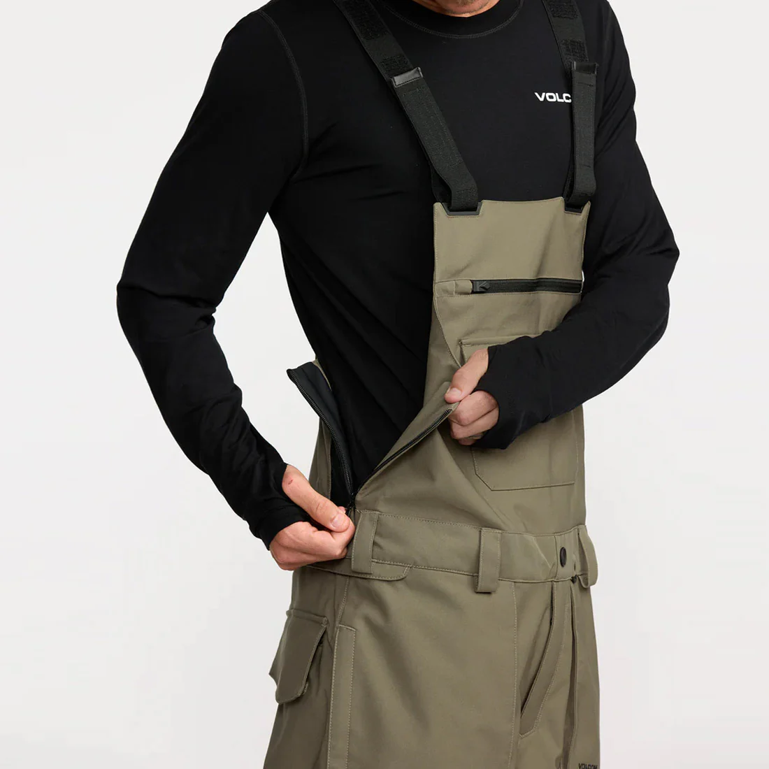 VOLCOM Roan Bib Overall 2026 - Military - Image 8