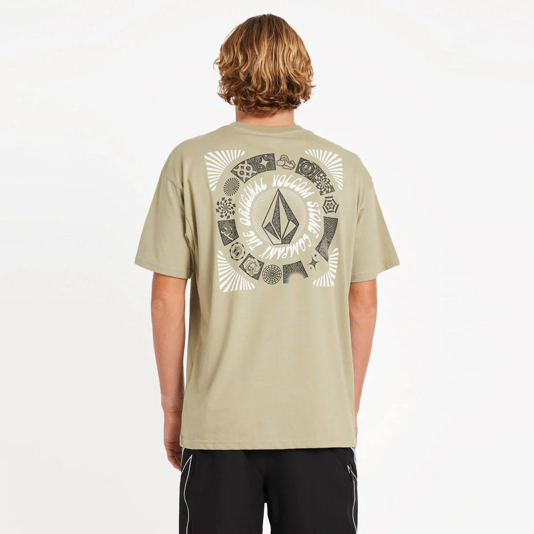 VOLCOM Round Out Tee - Green Tea - Image 2