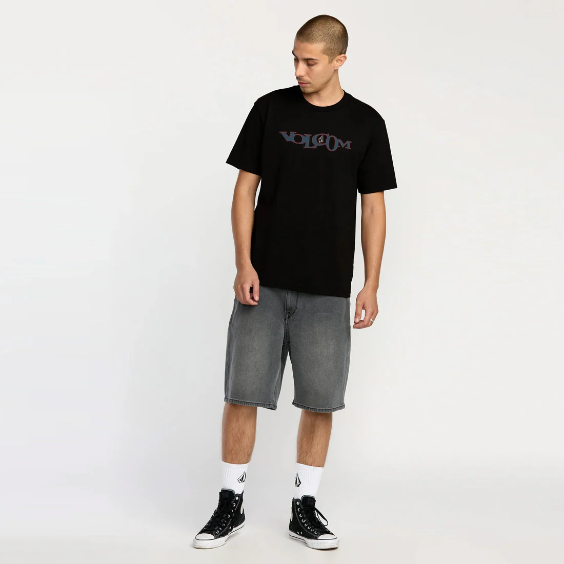 VOLCOM Skidder Tee - Black - Image 4