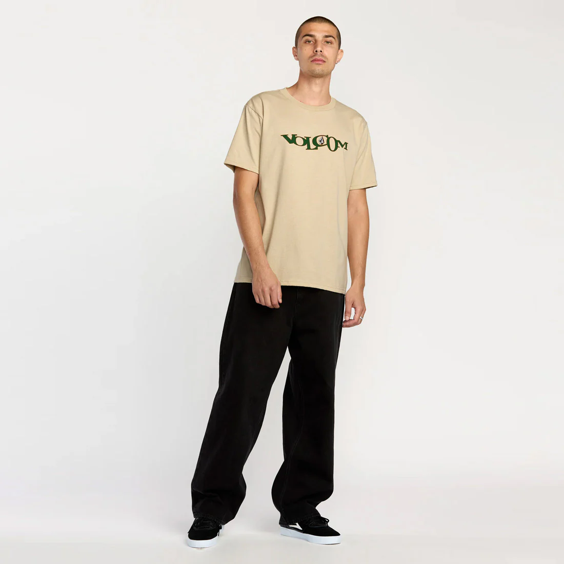 VOLCOM Skidder Tee - Light Beige - Image 3