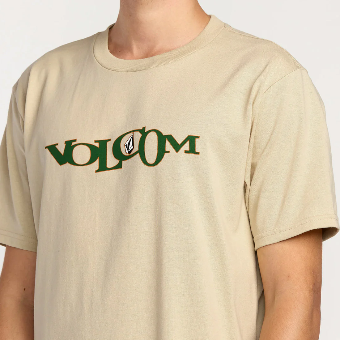 VOLCOM Skidder Tee - Light Beige - Image 4