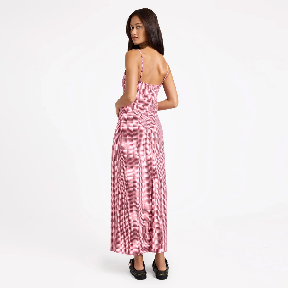 VOLCOM Slippy Dress - Fiesta Red - Image 2
