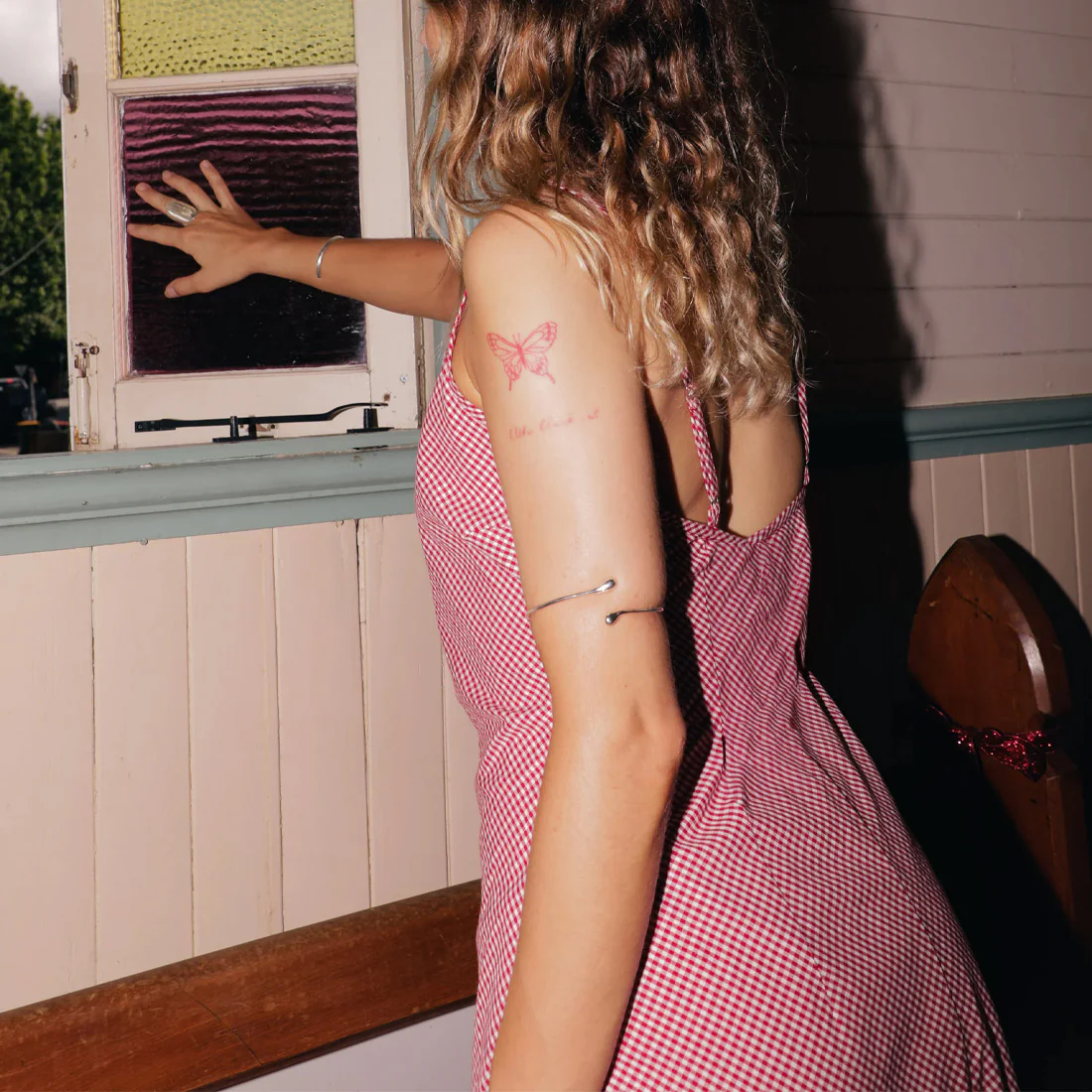 VOLCOM Slippy Dress - Fiesta Red - Image 7