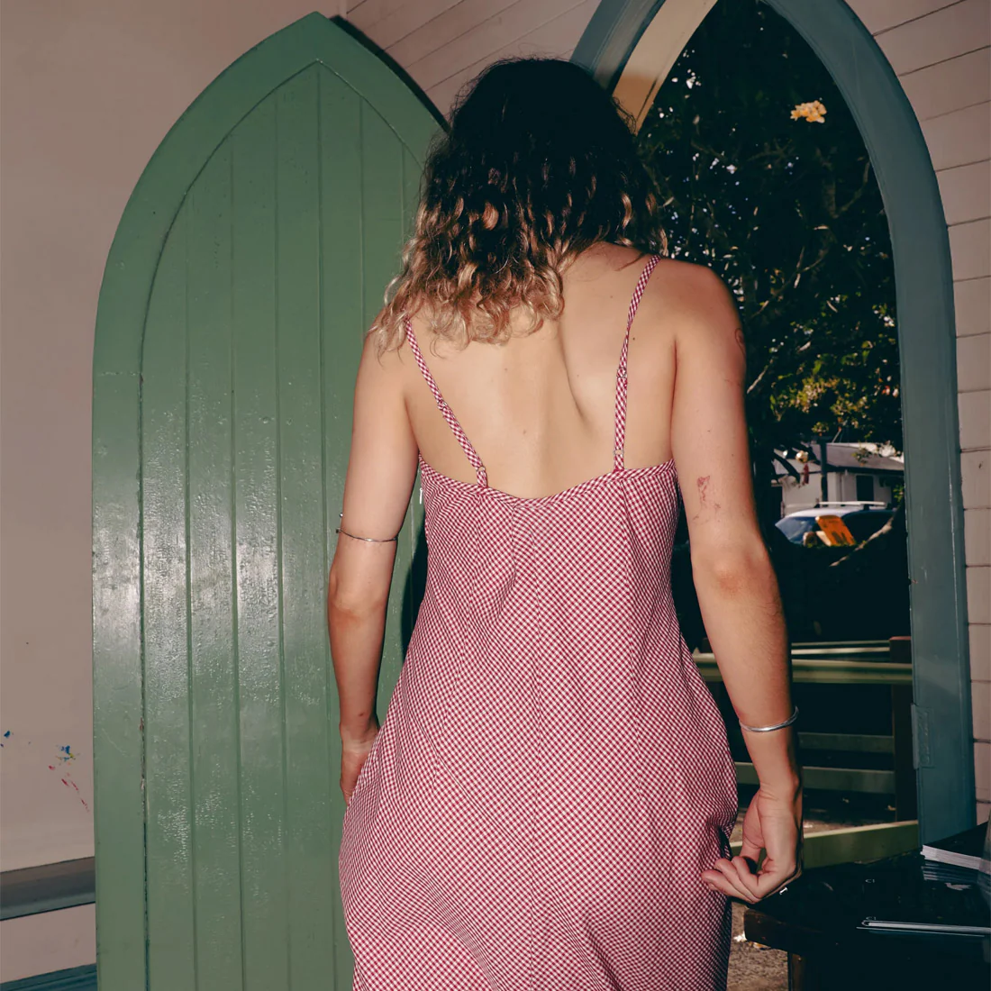 VOLCOM Slippy Dress - Fiesta Red - Image 8