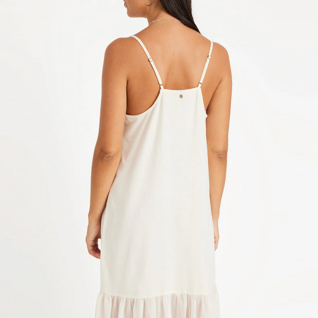 VOLCOM Small Talk Dress - Vintage White - Image 4