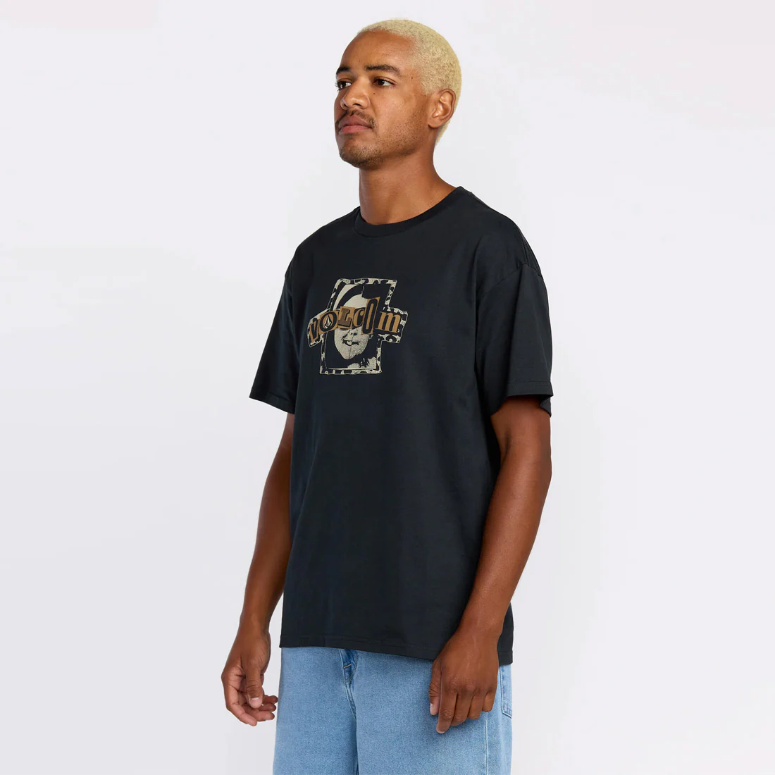 VOLCOM Sneer Tee - Antique Black - Image 4