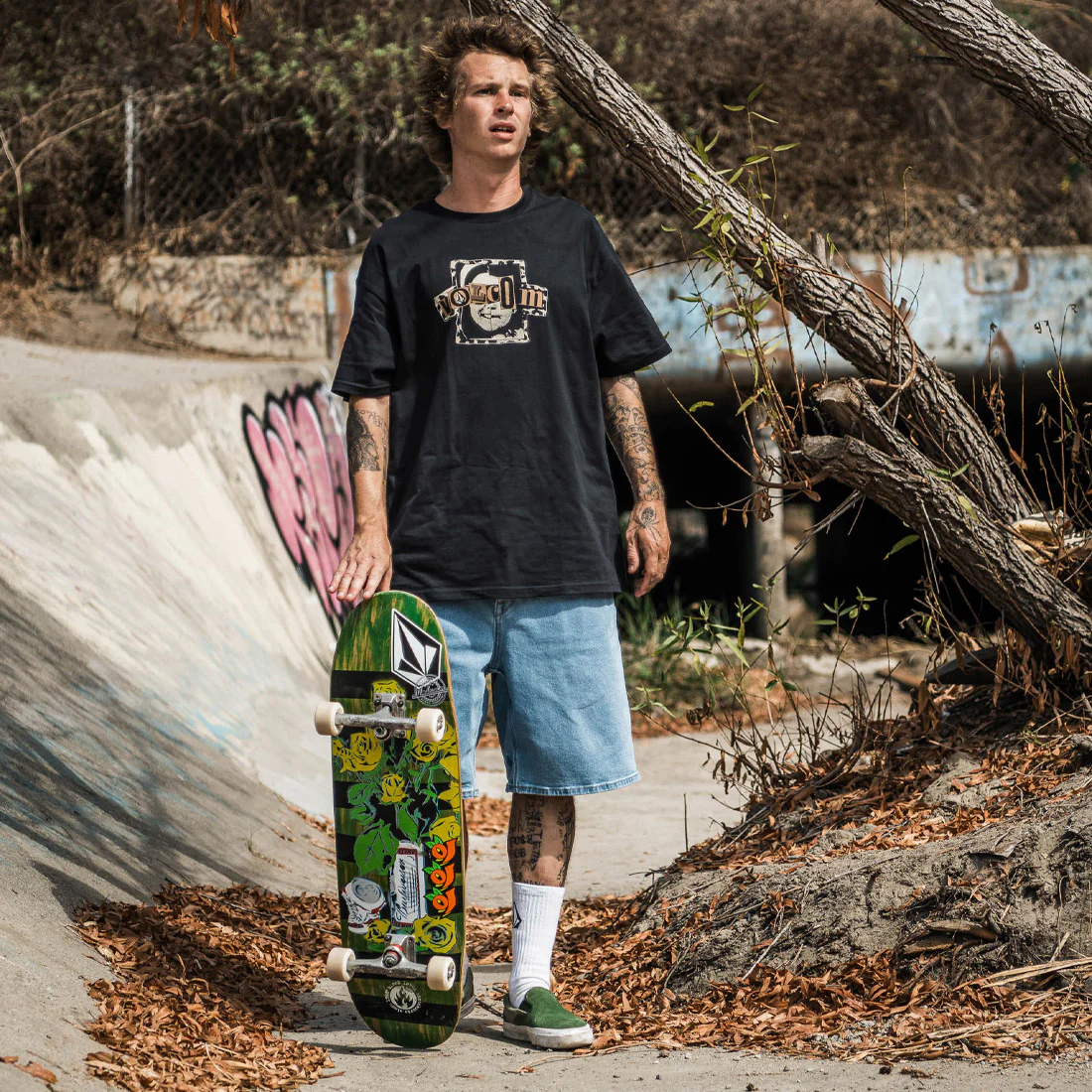 VOLCOM Sneer Tee - Antique Black - Image 6