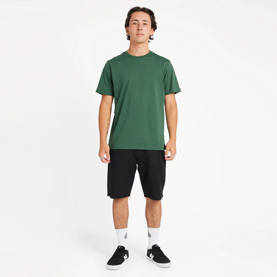 VOLCOM Solid Short Sleeve Tee - Billiard - Image 5