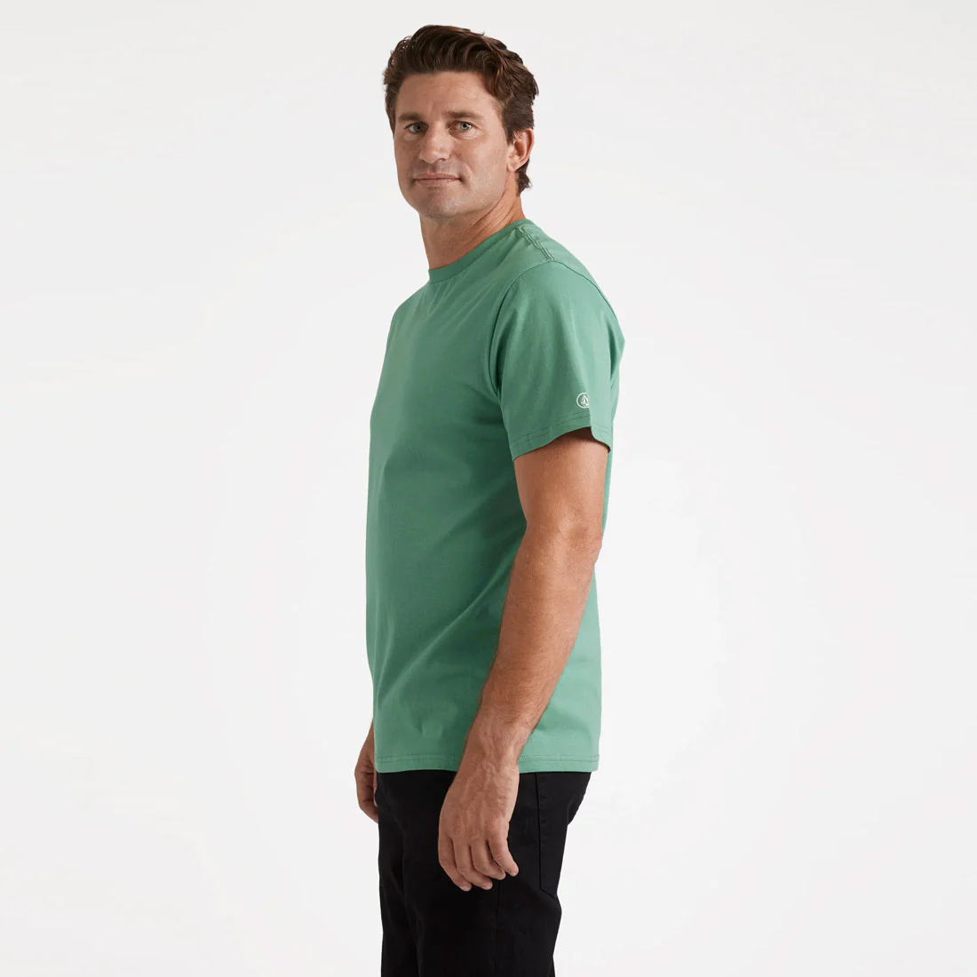 VOLCOM Solid Short Sleeve Tee - Biscay Green - Image 3