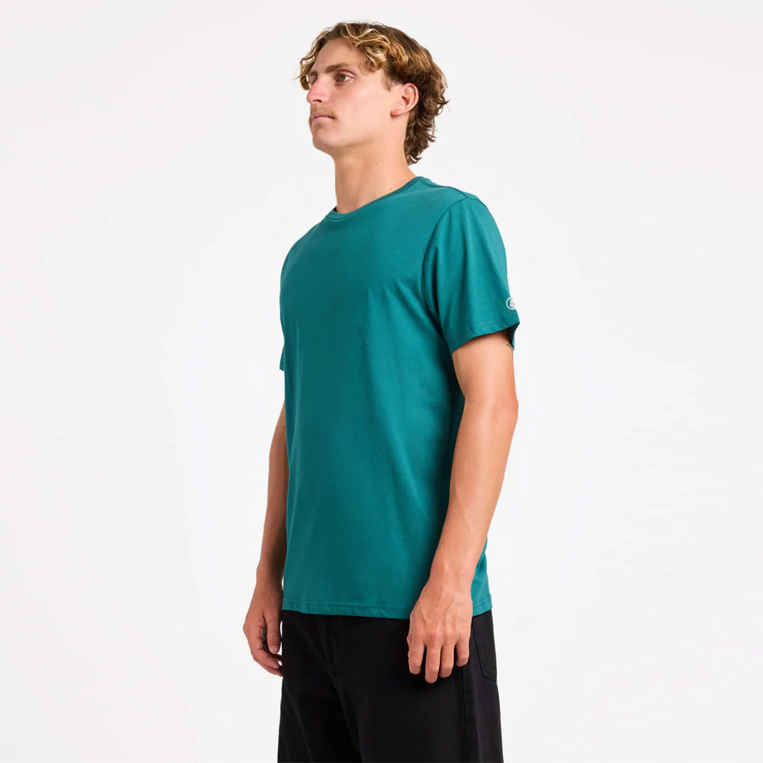 VOLCOM Solid Short Sleeve Tee - Rifle Green - Image 3