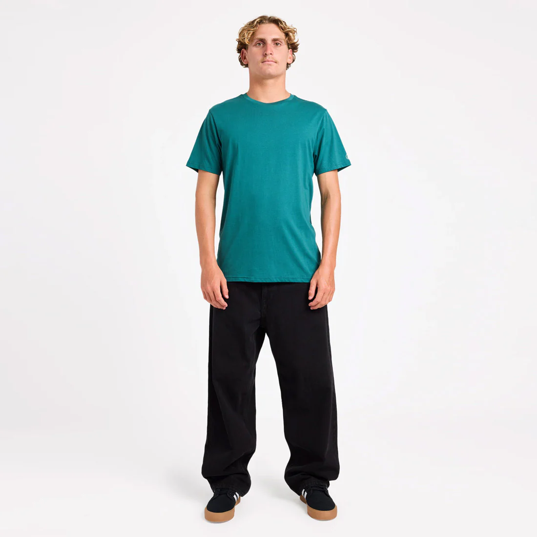 VOLCOM Solid Short Sleeve Tee - Rifle Green - Image 4