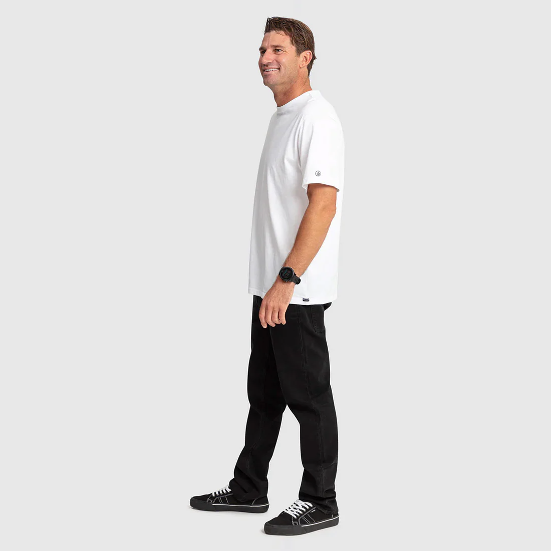 VOLCOM Solid Short Sleeve Tee - White - Image 4
