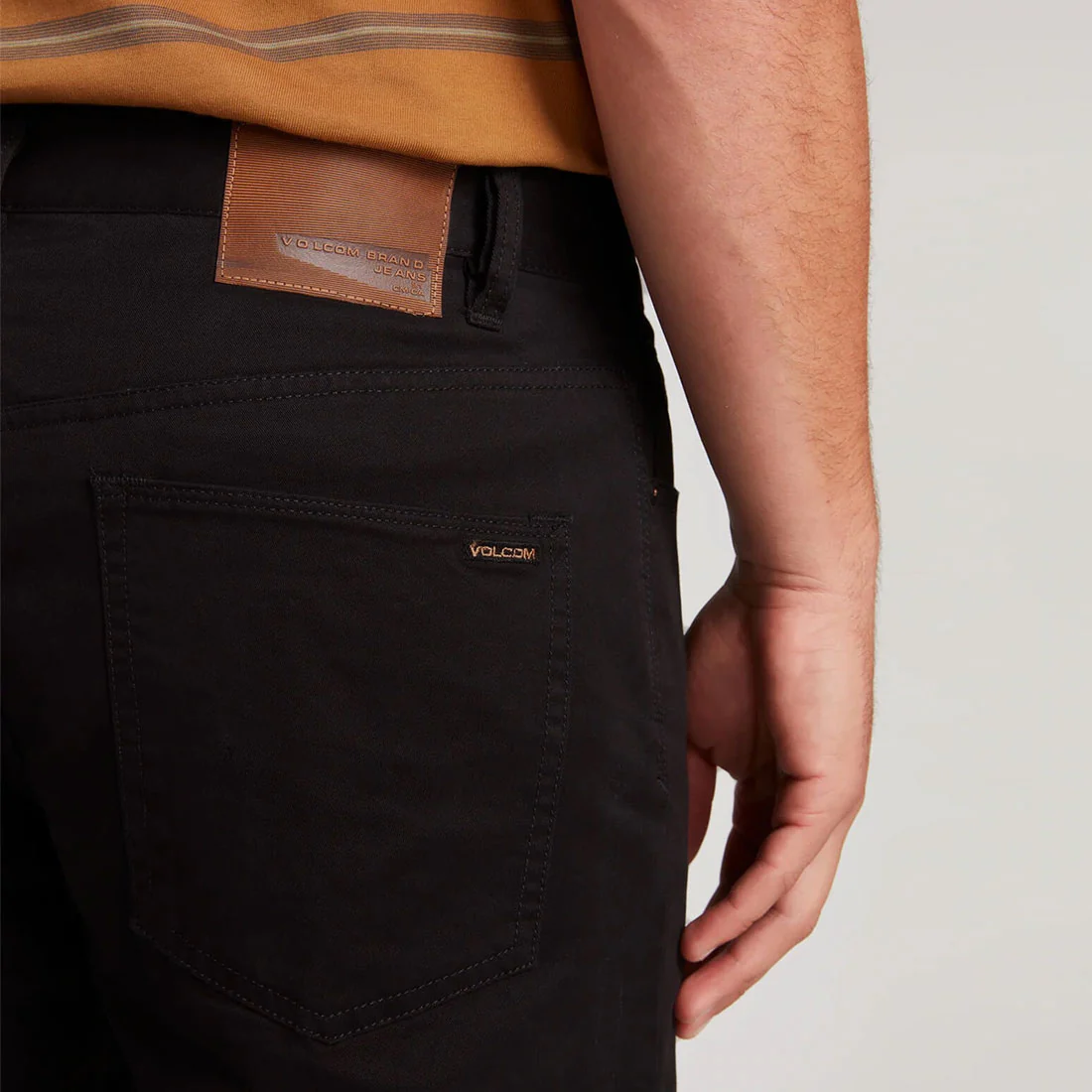 VOLCOM Solver Lite 5 Pocket Pants - Black - Image 4