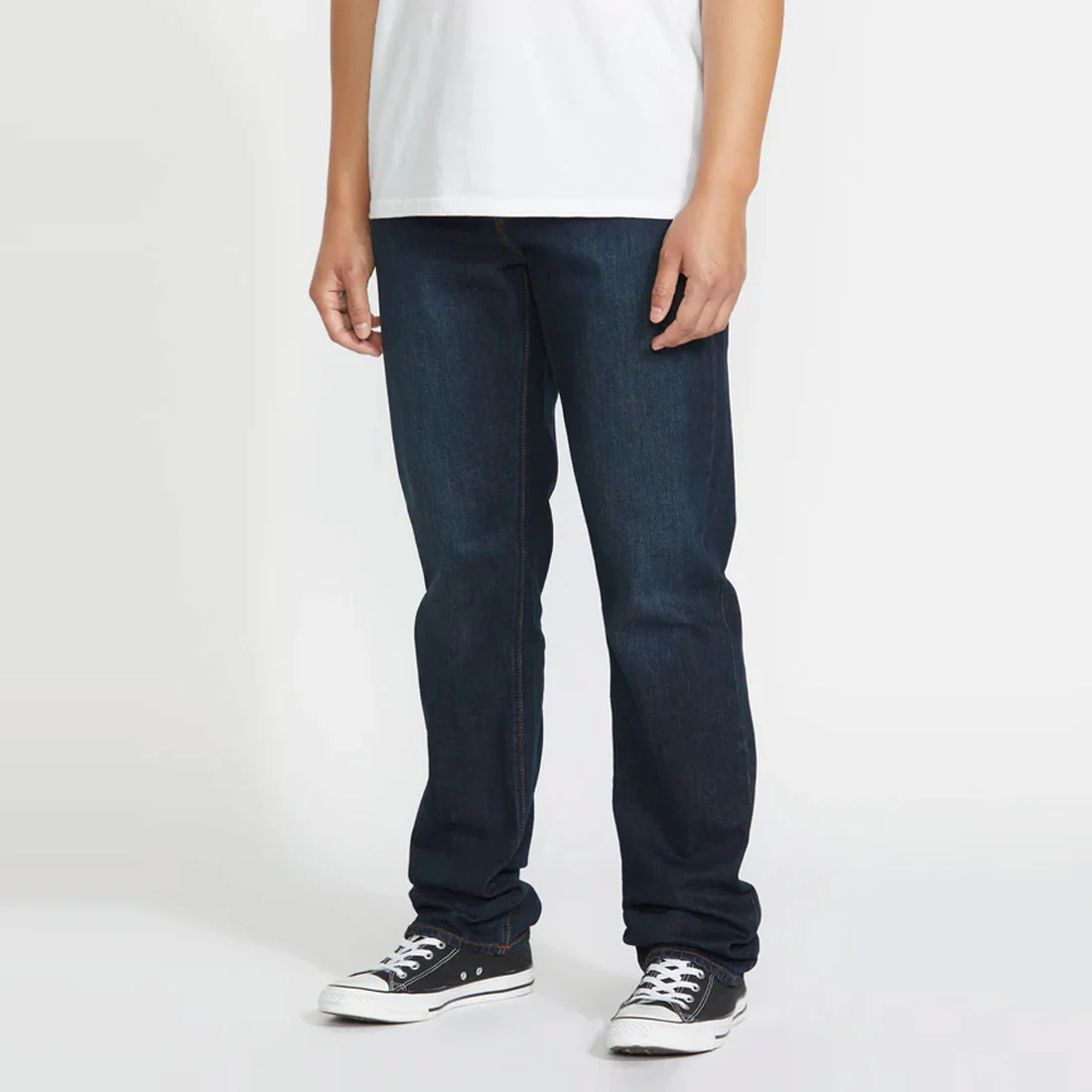 VOLCOM Solver Modern Fit Jeans - New Vintage Blue - Image 3