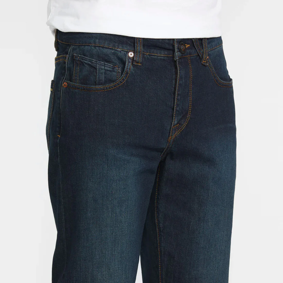VOLCOM Solver Modern Fit Jeans - New Vintage Blue - Image 5