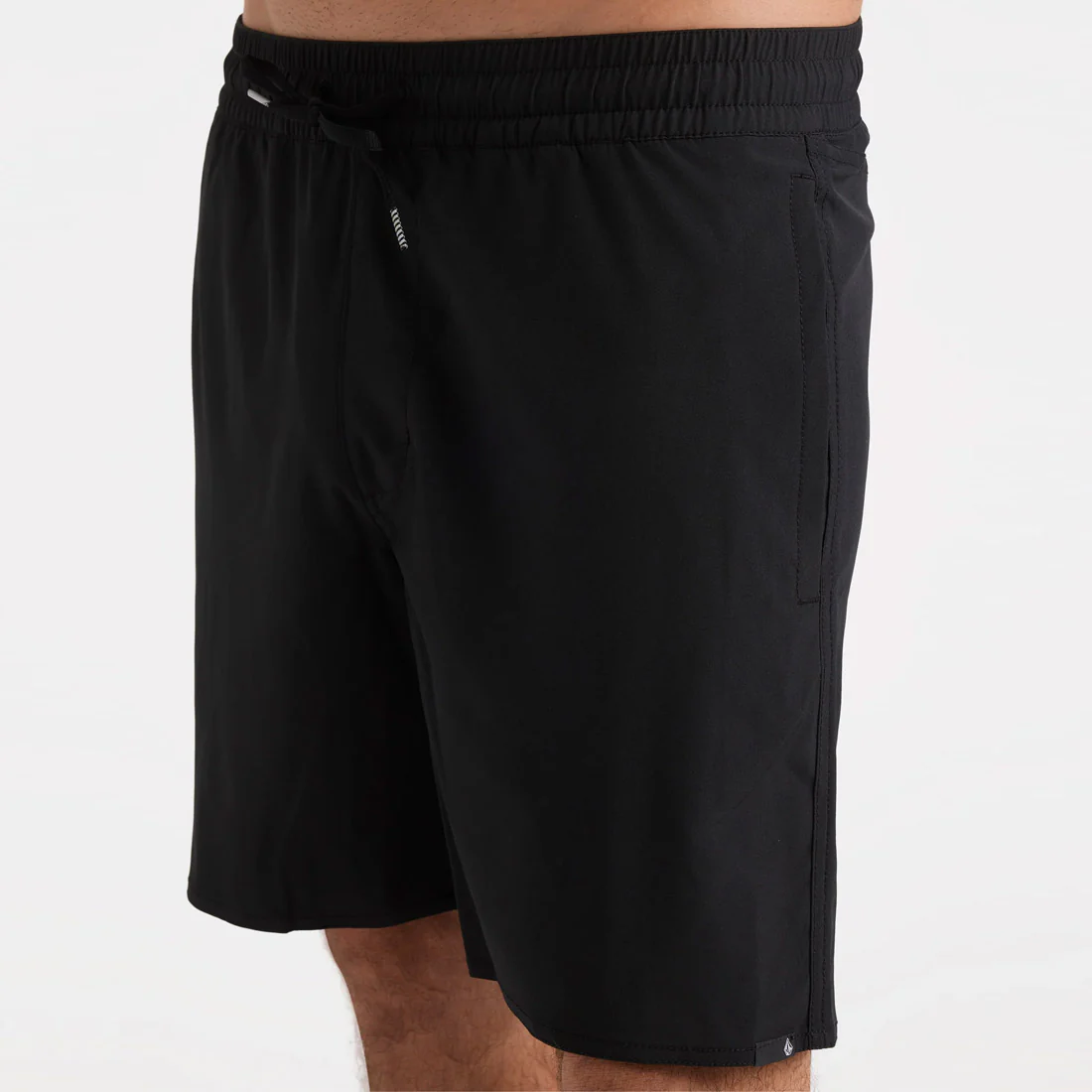 VOLCOM Sparklestone Elastic Waist Shorts - Antique Black - Image 5