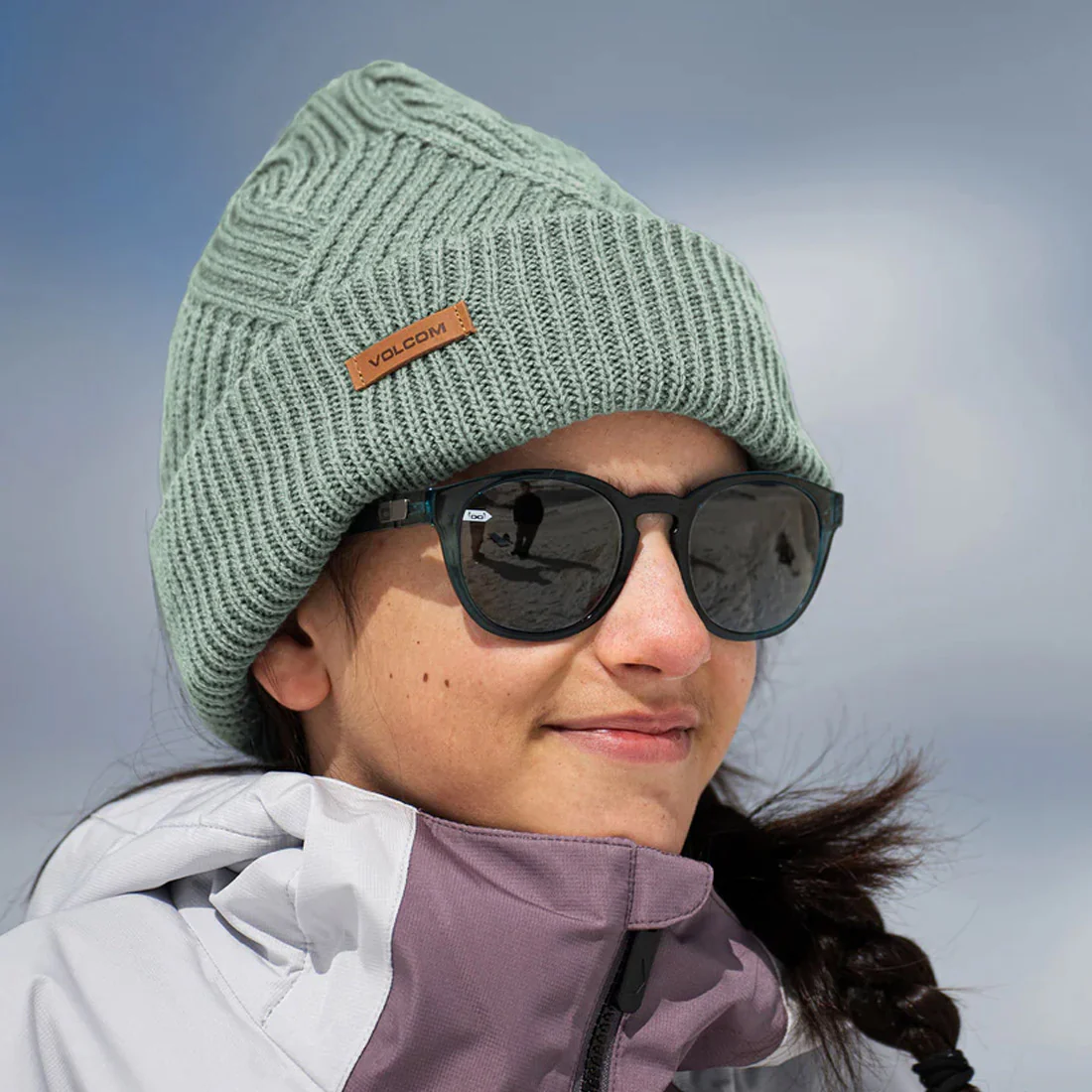VOLCOM Stone Knit Beanie - Lichen Green - Image 2