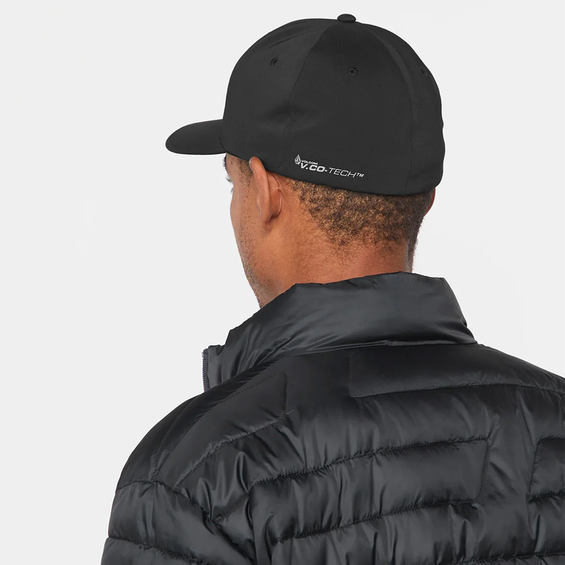 VOLCOM Stone Tech Flexfit Delta Cap - Black - Image 3