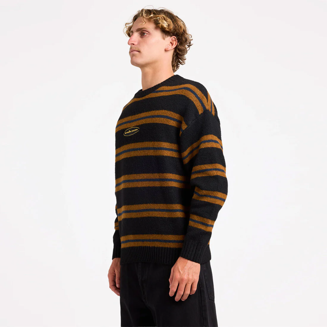 VOLCOM Striperstand Sweater - Black - Image 3